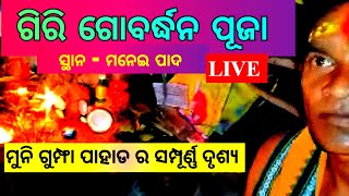 Giri Gobardhan Puja ▶️LIVE ▶️ From  Manaipad Patnagarh Balangir [upl. by Aniuqal611]