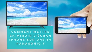 Comment mettre en miroir l’écran iPhone sur une TV Panasonic avec ApowerMirror [upl. by Joli411]