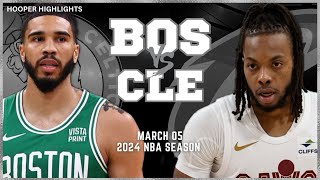 Boston Celtics vs Cleveland Cavaliers Full Game Highlights  Mar 5  2024 NBA Season [upl. by Atival]