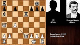 An Instructive Emanuel Lasker Chess Game Fun Miniature [upl. by Asante]