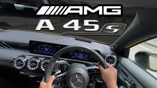 2023 MercedesAMG A 45 S Facelift MALAYSIA  POV TEST DRIVE  W177 [upl. by Nizam]