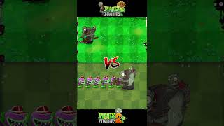 PVZ1 Vs PVZ2 Team Plants Vs Gargantuar Zombie  Plants vs Zombies 2 pvz2 pvz2gameplay [upl. by Tris]