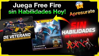 Nuevo Duelo de Escuadras Veterano Cómo activar o desactivar las Habilidades en Free fire Veterano [upl. by Ricard]