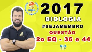 UERJ 2017  2o EQ  Questões 36 e 44  Os diferentes tipos de transplantes representam um grande ava [upl. by Wei239]