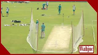 Josh Hazlewood bowling to Cameron Green  Australia Team practice  Wahjoc Sports [upl. by Atiuqal636]