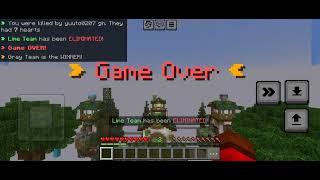 hive gameplay Skywars Minecraft bedrock [upl. by Itsirc]