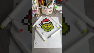 🎄Christmas pixel art ideas💚 pixelart pixelartideas pixel art drawing christmas ￼ [upl. by Ojaras]