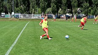 Fußballerinnen aus Marokko trainieren in Lienz [upl. by Levana]