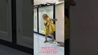 Monkey Lyly prepares his own food shorts youtubeshorts cutefunny viralshort [upl. by Traggat]