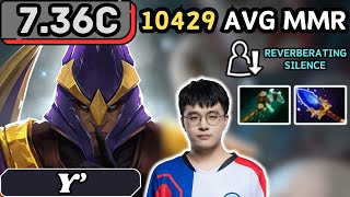 736c  Y SILENCER Hard Support Gameplay  Dota 2 Full Match Gameplay [upl. by Einnalem]