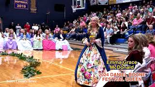 Emma McDonald 2024 Daniel Boone Festival Queen [upl. by Ynnep506]