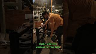 Highly effective workout for your back💯 shorts ytshorts shortsfeed [upl. by Leler]