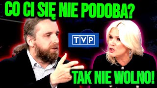 REŻIMOWA REDAKTORKA TVP ZGASZONA przez DOBROMIRA SOŚNIERZA [upl. by Teferi]