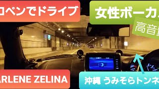 オーディオカスタムコペンで沖縄ドライブ 高音質 女性ボーカル「ARLENE ZELINA」 [upl. by Albion]