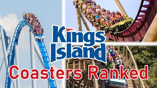 Ranking Every Roller Coaster at Kings Island 2022 [upl. by Htiduj]