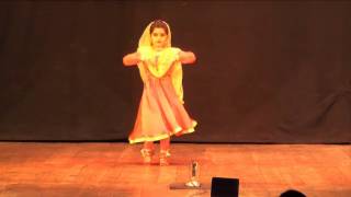 Ishitas first kathak Performance [upl. by Anicul]