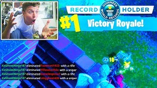 Fortnite SOLO Win Streak  New quotClingerquot Grenades Update Fortnite Battle Royale Live Gameplay [upl. by Schuh922]