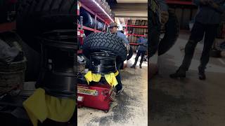 Installing a 38x1350r22 tires [upl. by Airdna755]