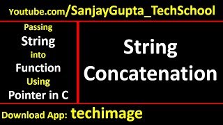 String concatenation by passing string into function using pointer in c programming [upl. by Ydok]