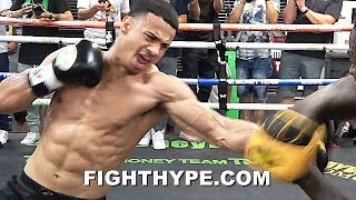 SCARY ROLLY ROMERO BONECRUSHING POWER FOR GERVONTA DAVIS EXPLOSIVE ONE HITTER QUITTER KO SHOTS [upl. by Orvie]