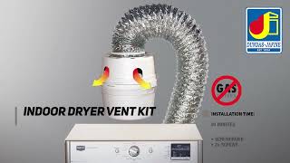 Indoor Dryer Vent Kit  Installation instructions Dundas Jafine [upl. by Keyek]