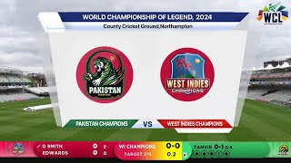 🔴 Live Pakistan Champions Vs West Indies Champions Live  PAK vs WI  World Championship Legends [upl. by Eidnew]