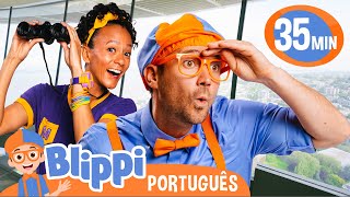 Blippi e Meekah Escalam uma Torre  Melhores Episódios do Blippi  Vídeos Educativos para Crianças [upl. by Yerffoj]