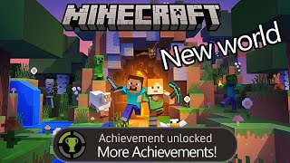 Minecraft Achievement World Update More Achievements Gamepass Xbox series xbox one PC and IOS [upl. by Reinke]