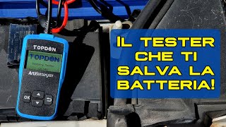 Come capire la salute della batteria auto Prova TopDon Artibattery 101 tutorial manutenzione auto [upl. by Hebel]