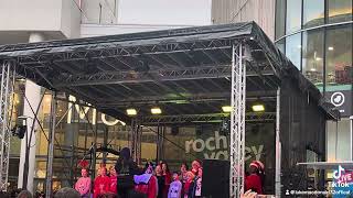 Bury music serves at the bury Christmas light switch on November 2024 [upl. by Annoyed338]