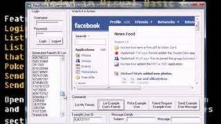 FaceBook Bot example  Coded in VB6 Open Source [upl. by Whiteley51]