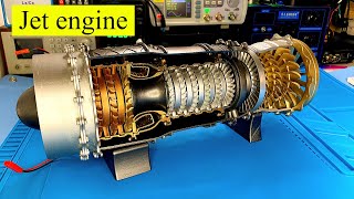 Assemble turbofan engine  Jet engine  model WS15 Relax amp Decompress [upl. by Arlette]