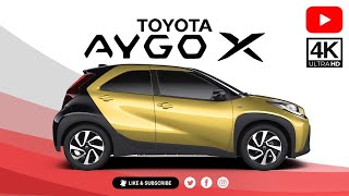 Toyota Aygo X  Official Colors quotanimatedquot 4K [upl. by Areek]