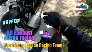 GSXR 600 K4  AR exhaust  austin racing  lazada racing team [upl. by Sakul]