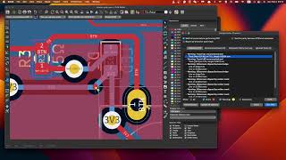 KiCAD tutorial Part 5 how to use vias and how to optimize your board with real PCB manufacturing [upl. by Anirdua471]