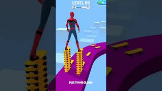 SpiderMan ne Chala skateboard 3D game play 😍😜 gaming oggyandjack spiderman shorts [upl. by Anen965]