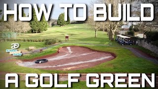 HOW TO BUILD A GOLF PUTTING GREEN [upl. by Lessirg]