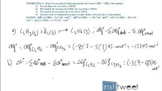 Ejercicio resuelto termoquímica entalpía entropía y energóa libre de Gibbs [upl. by Piper]