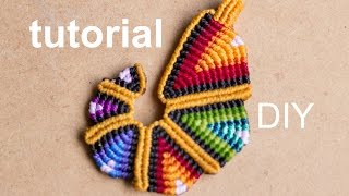 MACRAME NECKLACE TUTORIAL  MACRAME TUTORIAL [upl. by Terza772]