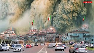 Italy panic strong earthquake is underwayCampli Flegerei supervolcano shookrumbling acros land [upl. by Xylon]