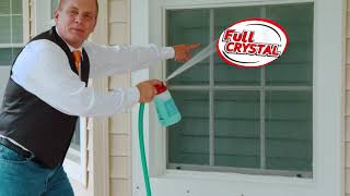 Fuller Brush Full Crystal  Cleans Windows Screens amp Glass at the Same Time [upl. by Retrak]