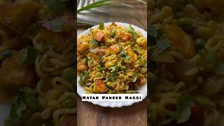 Day 13 of Maggi recipes  Matar Paneer Maggi shortsfeed youtubeshorts [upl. by Theresita]