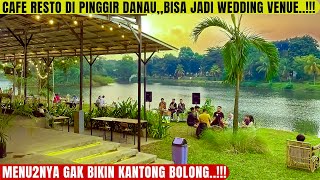 CUMA 60 MENIT DARI JAKARTACAFE BOGOR HITS INI PUNYA VIEW SUNSET Nuansa Lakeside Cafe And Resto [upl. by Esinehs]