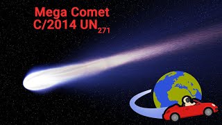 Mega Comet C2014 UN271 BernardinelliBernstein closest approach in 2031 [upl. by Artenak273]