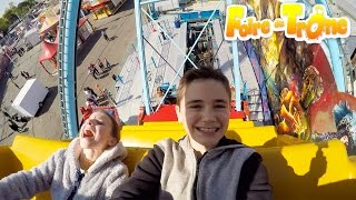 VLOG  SENSATIONS FORTES pour NÉO amp LÉVANAH à La FOIRE du TRÔNE 😱  Attractions Fête Foraine [upl. by Joannes]