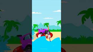 Monster Truck 🛻 Vacances à la mer 🌊  Dessin animé pour enfants 🥰 animation cars cartoon car [upl. by Biddie]