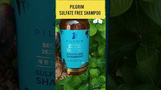 pilgrim sulphate free shampoo review shampoo frizzyhair yiutubeindia shorts [upl. by Iffar334]