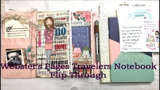 Travelers Notebook Flip Through amp Online Haul from TheResetGirlShop [upl. by Sibilla977]