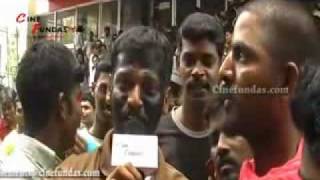 Raavanan Opening Day amp Fans Celebrations at Chennai Theatres [upl. by Kirkwood862]