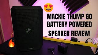 Mackie Thump Go  Battery Powered Bluetooth Speaker  Review [upl. by Tahpos563]